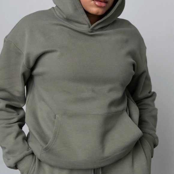 AZUR FIT LAUREL ULTRA LUXE HOODIE OLIVE XL - Picture 2 of 9